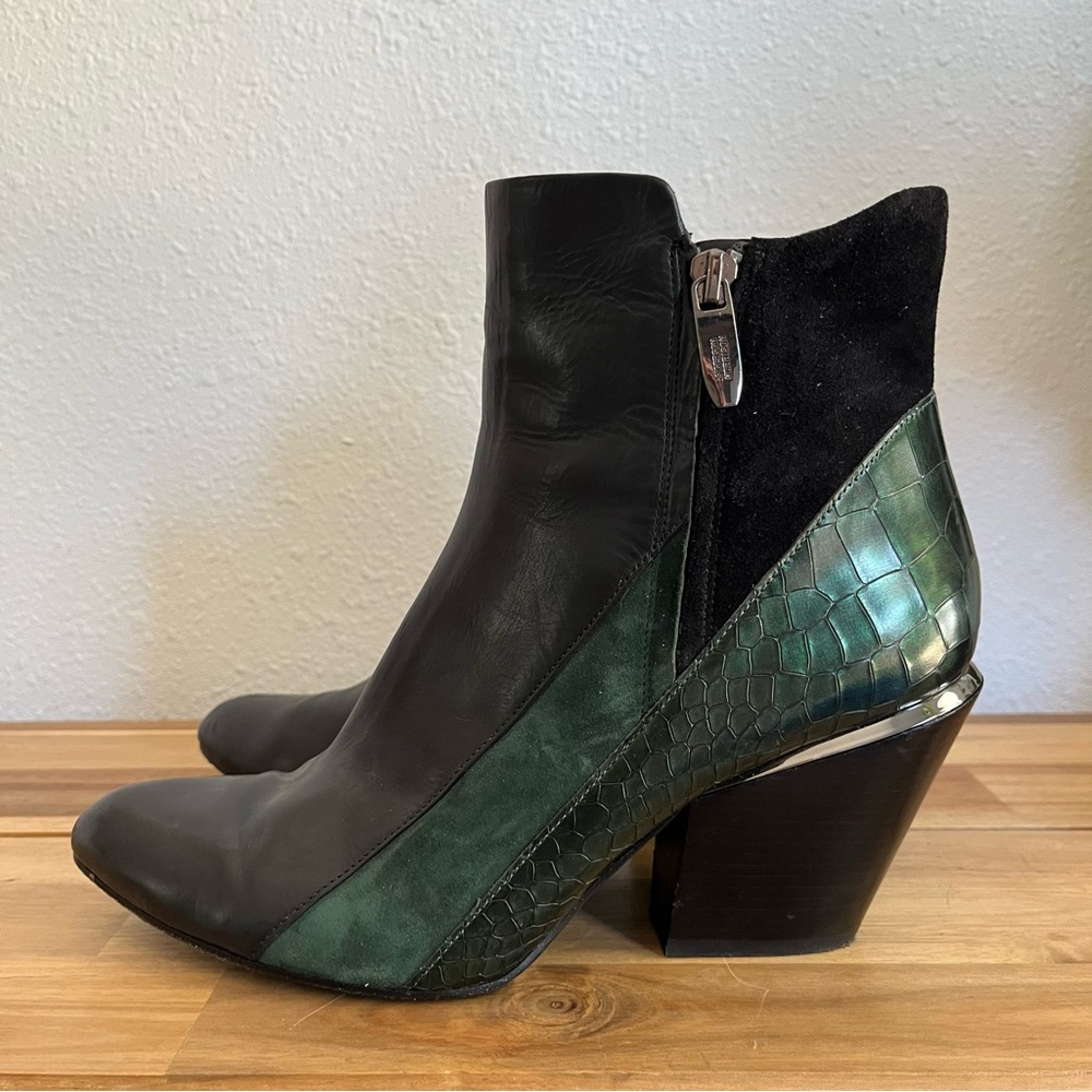 Sigerson Morrison Leila Mixed Combo Ankle Bootie Size 9.5 B - Picture 5 of 13